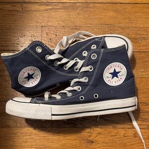 Converse Dark Blue High-Top Sneakers